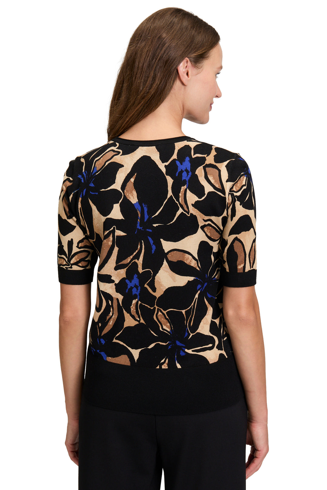 Betty Barclay 52771436 Brown Flower Print Jumper