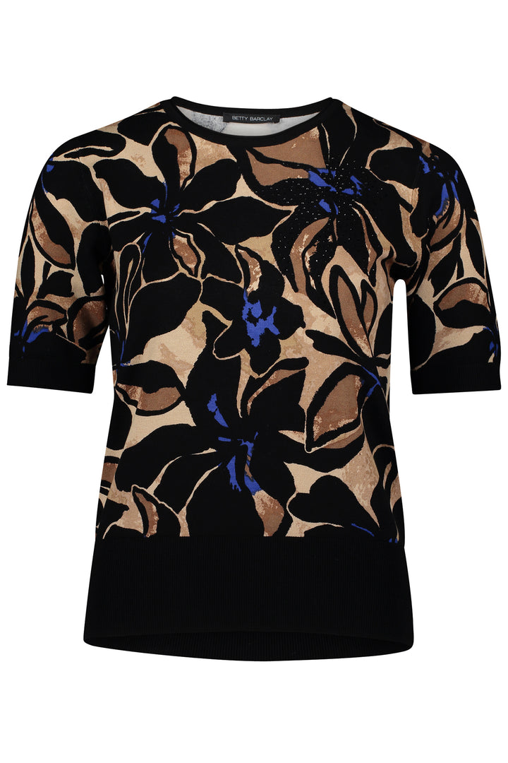 Betty Barclay 52771436 Brown Flower Print Jumper