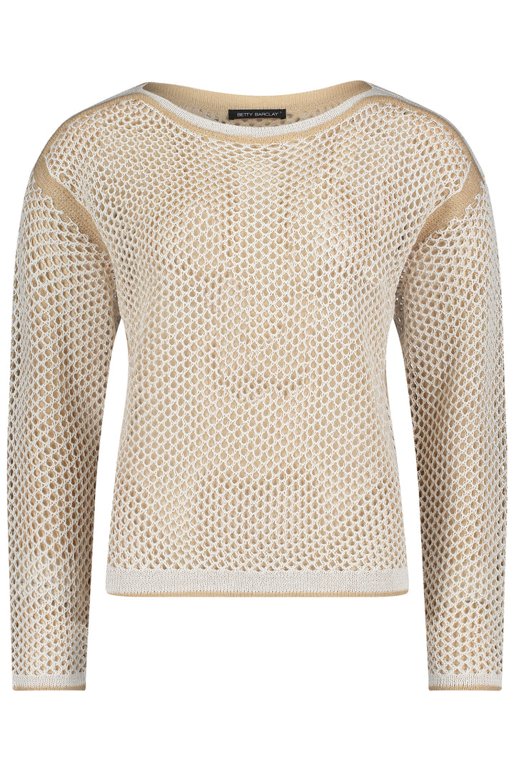Betty Barclay 54081804 Shimmering Cream Beige Jumper