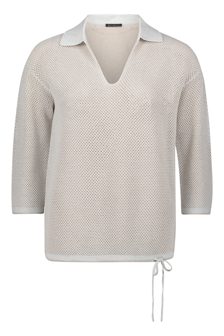 Betty Barclay 54141824 Shimmering Cream Beige Jumper
