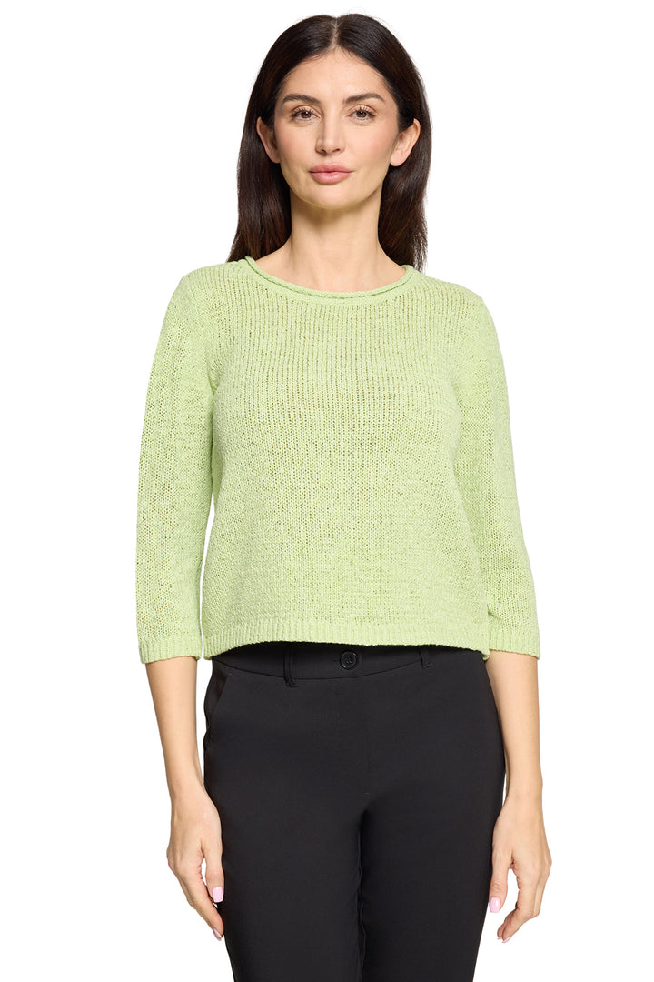 Betty Barclay 5427 1869 Foam Green 3/4 Sleeve Jumper