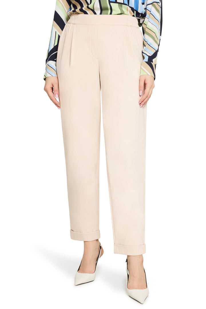 Betty Barclay 61611838 Light Beige 7/8 Length Pull-On Trousers