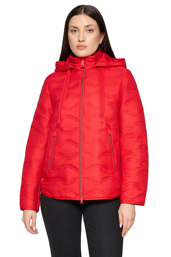 Betty Barclay 70101500 Mars Red Quilted Jacket