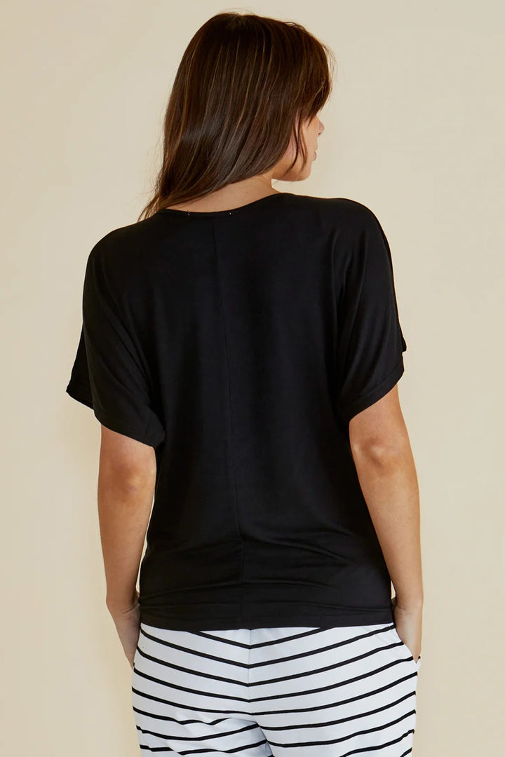 Betty Basics BB506 Maui Black T-Shirt