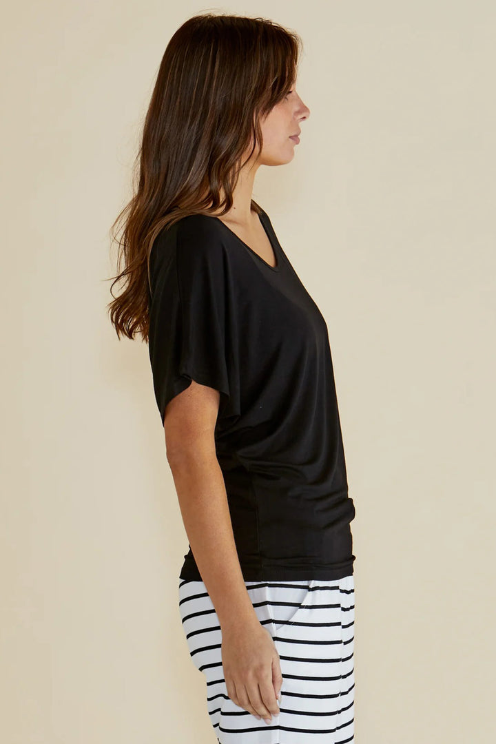 Betty Basics BB506 Maui Black T-Shirt