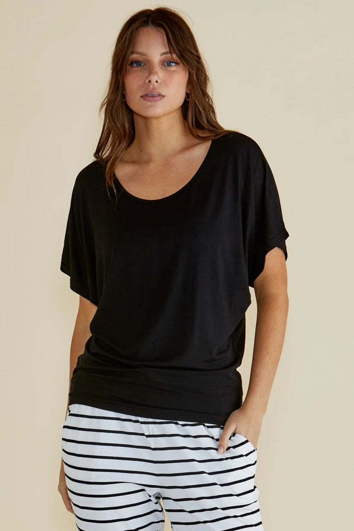 Betty Basics BB506 Maui Black T-Shirt