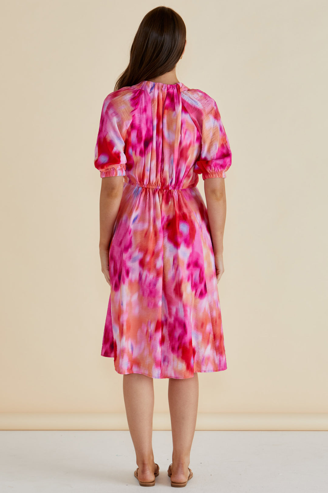 Betty Basics BB8451 Emery Floral Abstract Print Dress