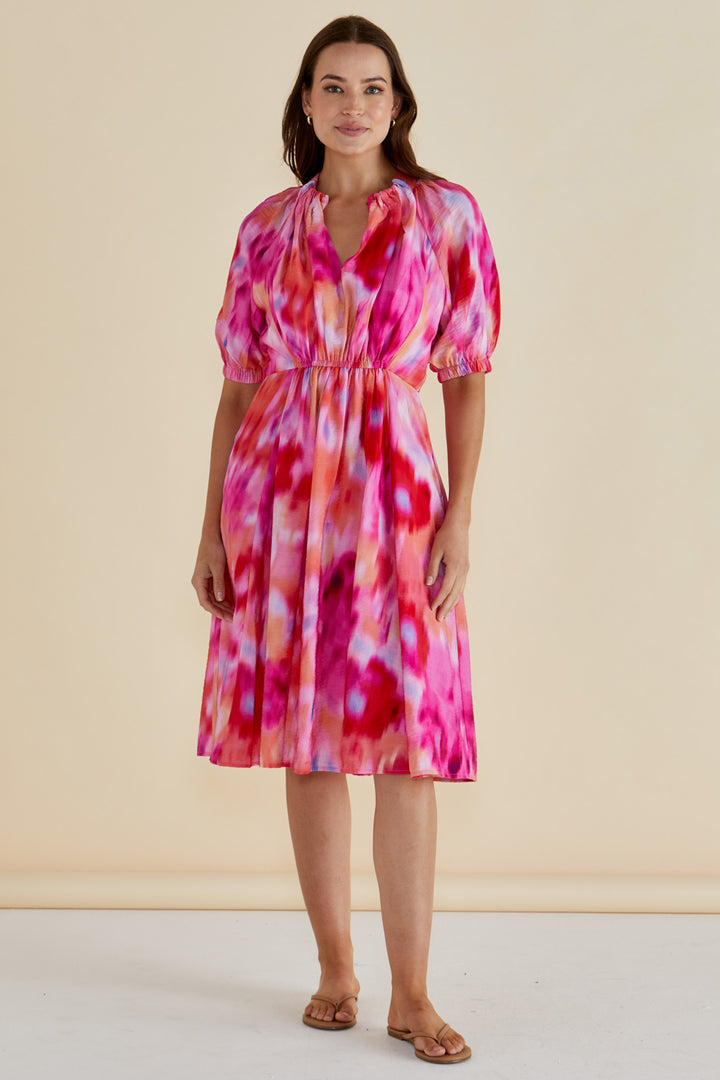 Betty Basics BB8451 Emery Floral Abstract Print Dress