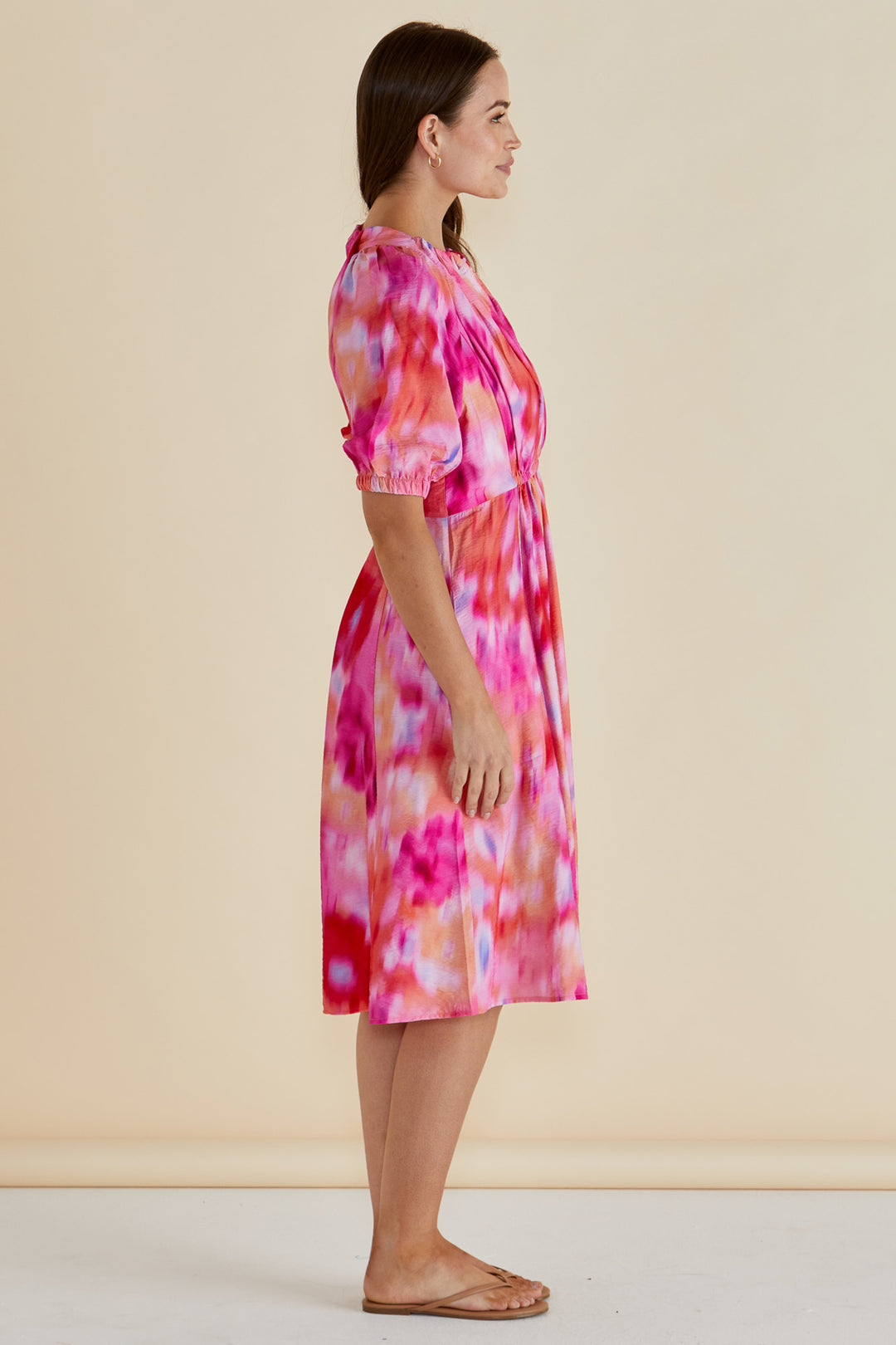 Betty Basics BB8451 Emery Floral Abstract Print Dress