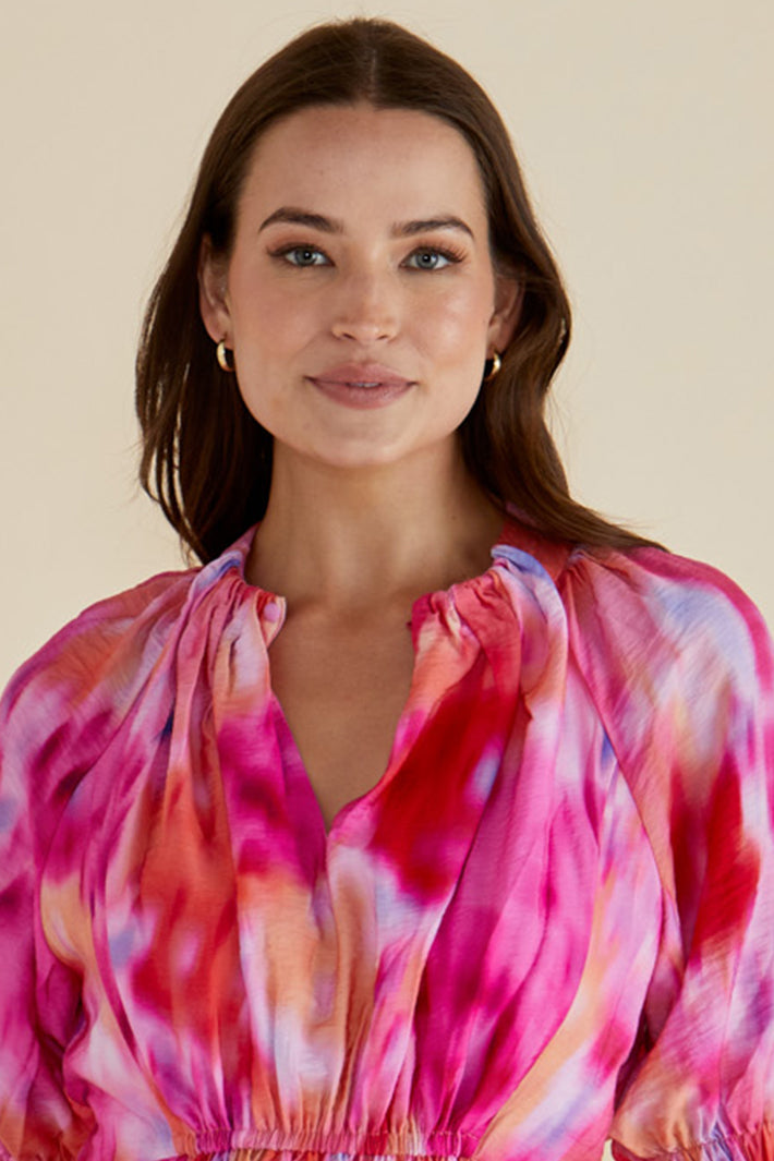Betty Basics BB8451 Emery Floral Abstract Print Dress