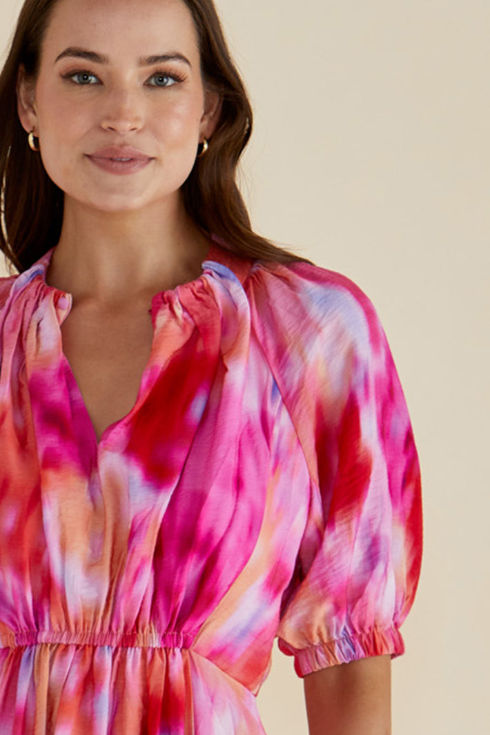 Betty Basics BB8451 Emery Floral Abstract Print Dress