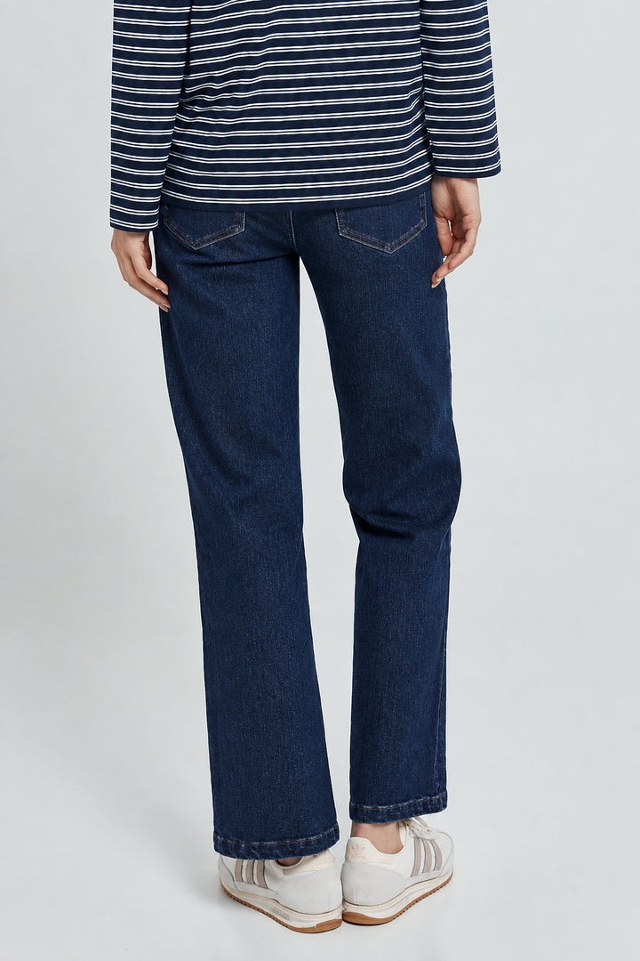 Betty Basics BB8584 blue smoke patch pocket jeans at Experience Boutique