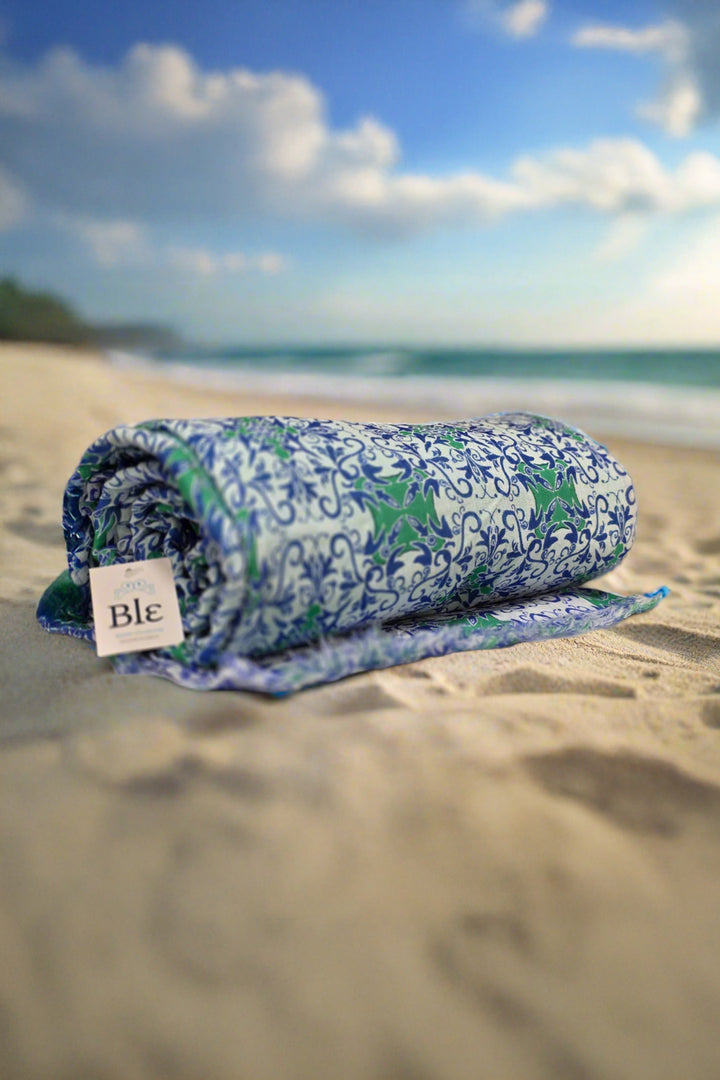 Ble Greek Resort Collection Double Faced Beach Towel Wrap - Experience Boutique