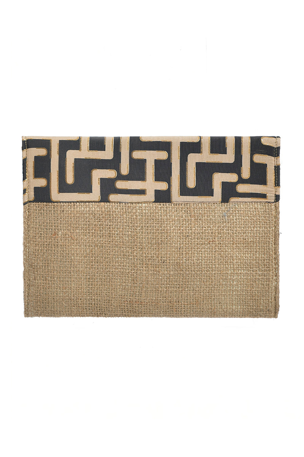 Ble Resort Collection Black Straw Clutch Bag - Experience Boutique