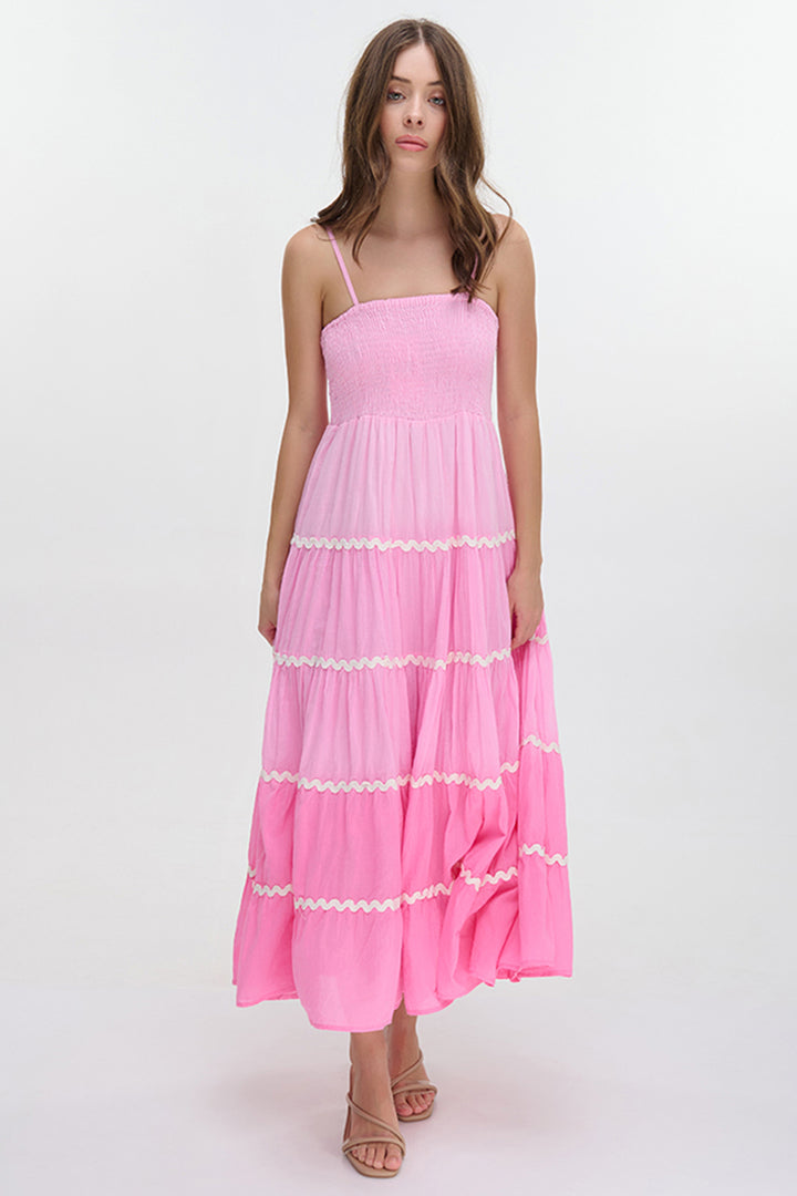 Ble Resortwear 5-41-089-0184 Pink Gradient Dress