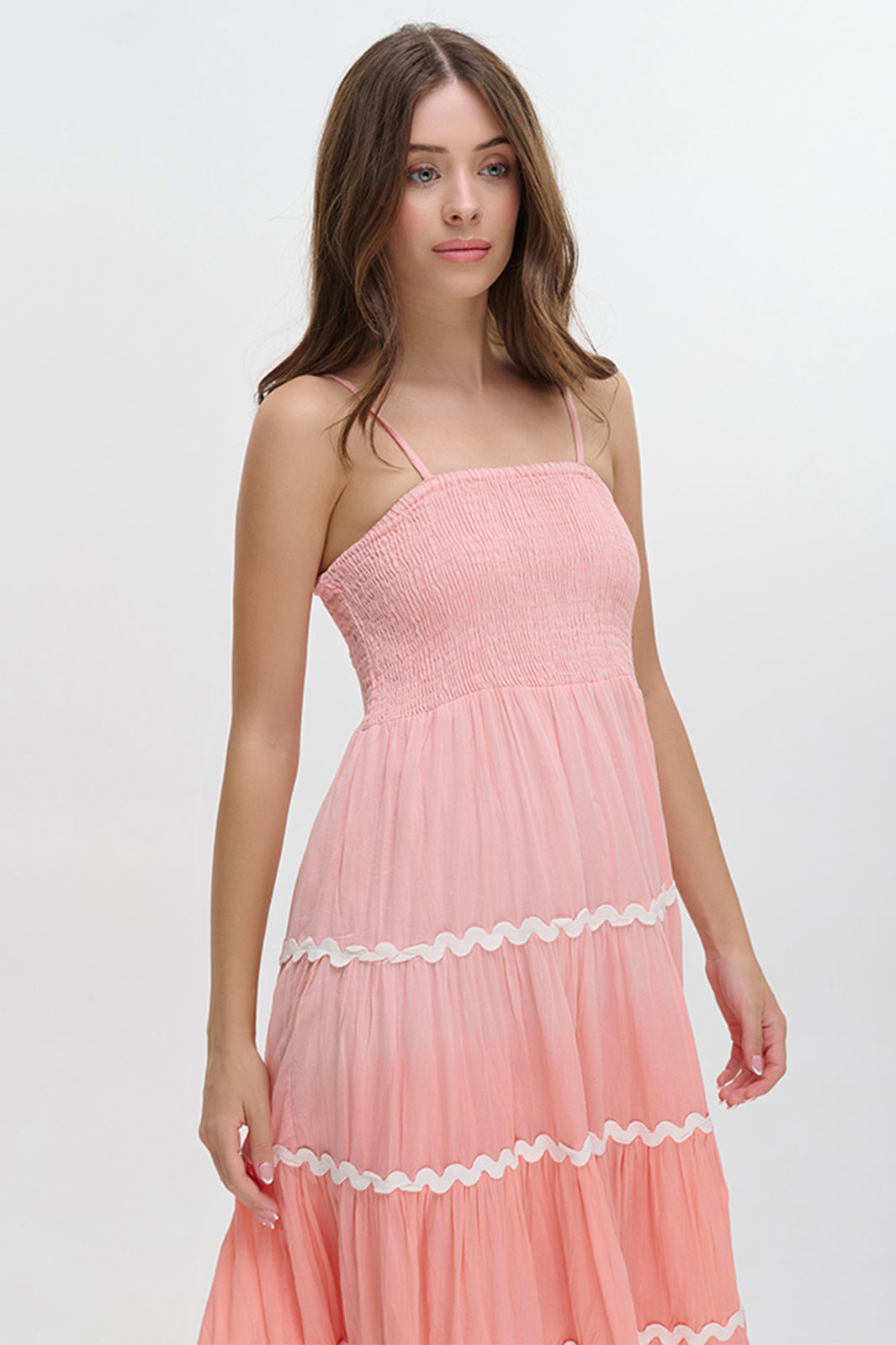 Ble Resortwear 5-41-089-0185E Peach Gradient Dress
