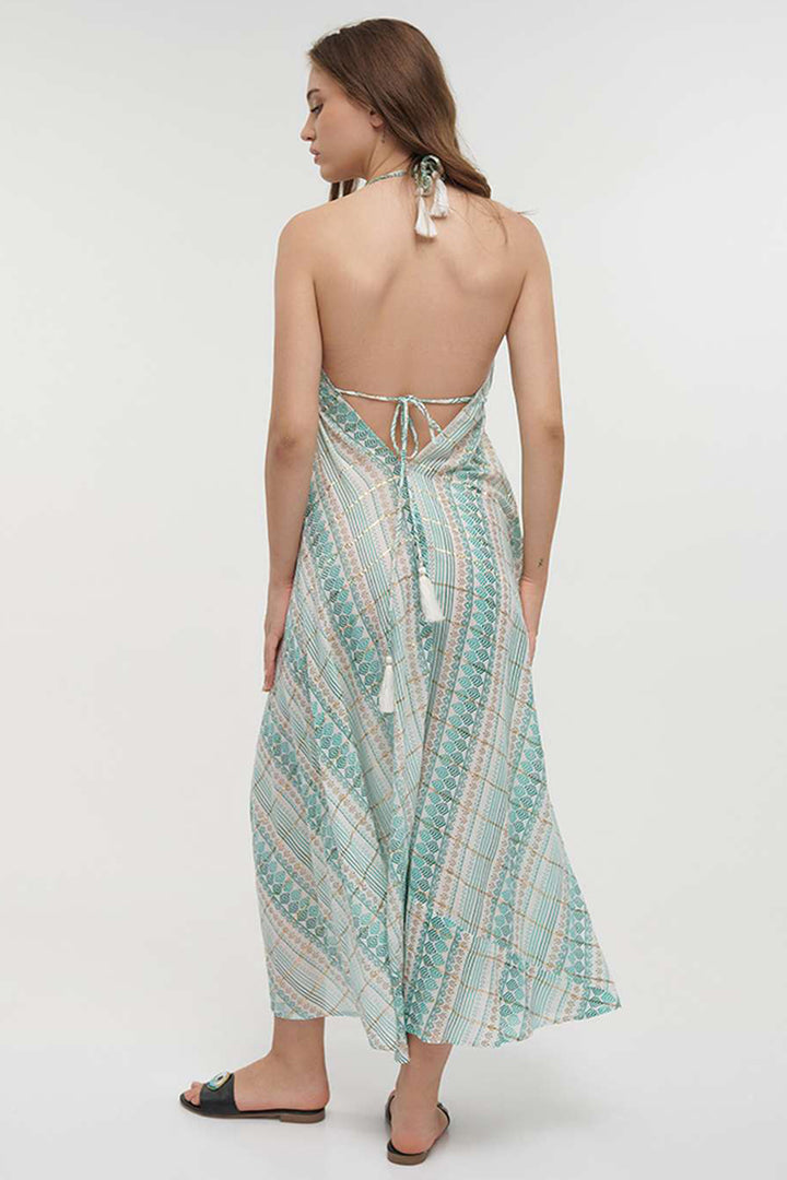 Ble Resortwear 5-41-160-0045 Leaf Print Dress