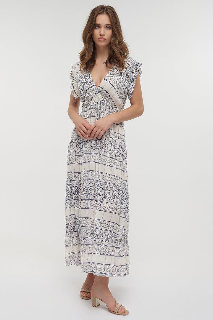 Ble Resortwear 5-41-160-0048 Navy Mosiac Dress