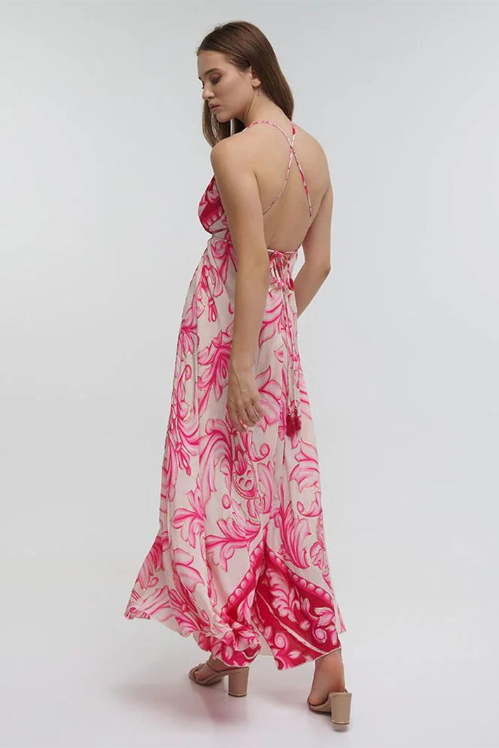 Ble Resortwear 5-41-348-1133 Pink Filagree Sundress