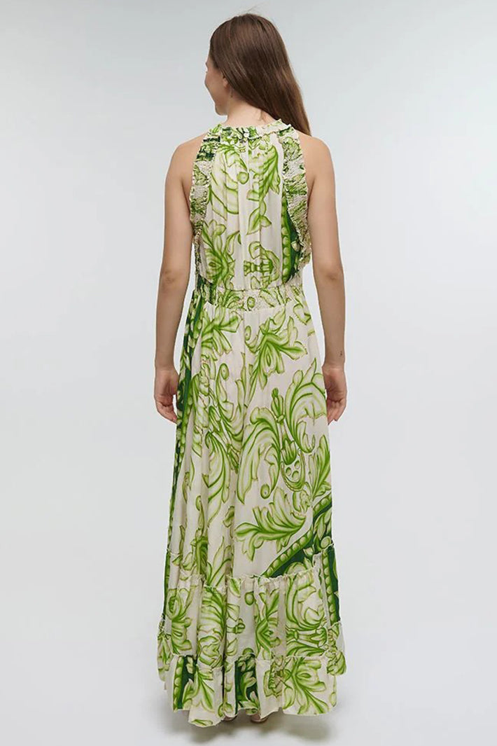 Ble Resortwear 5-41-348-1142 Green Filagree Dress