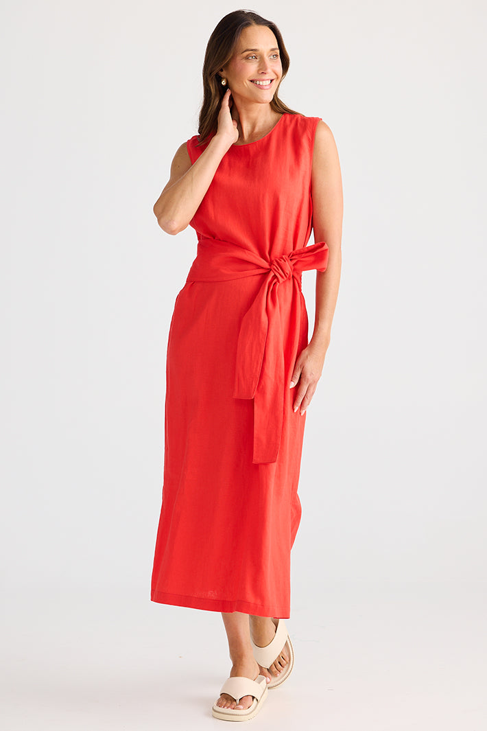 Brave+True BT25374-2 Turning Point Poppy Red Dress