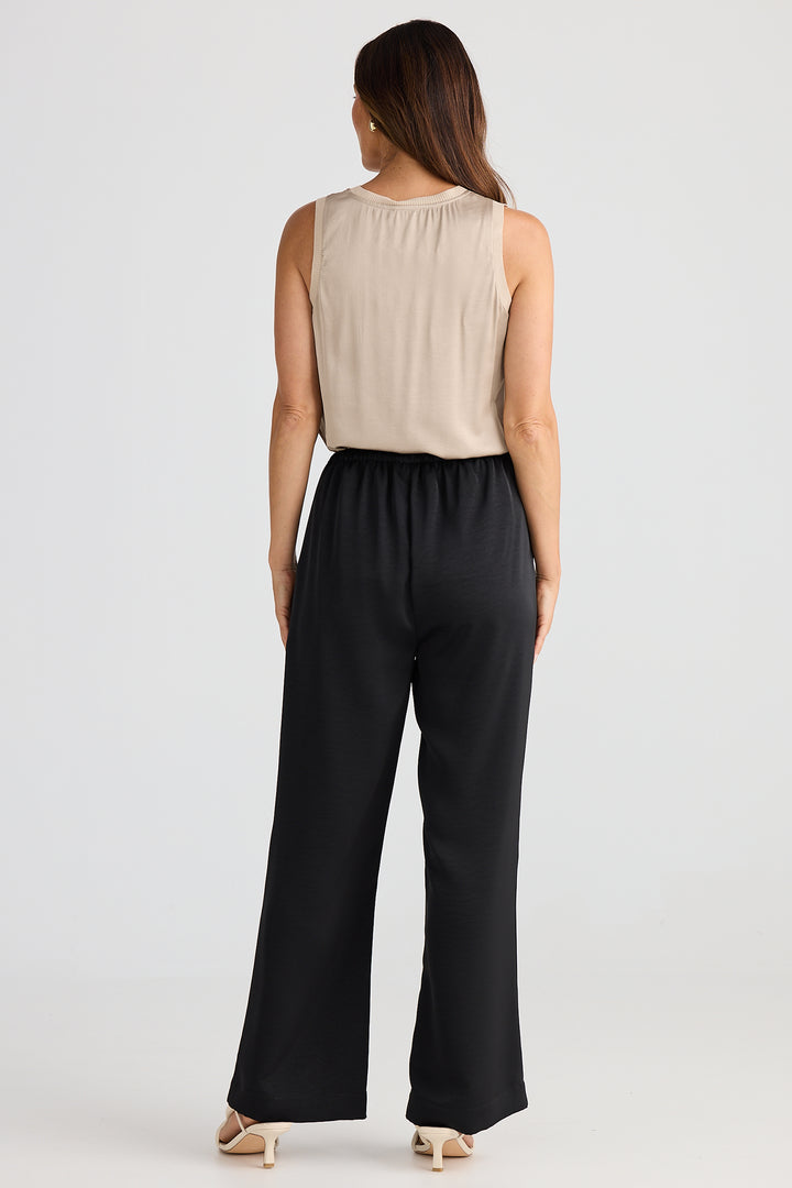 Brave+True BT25390-2 Boulevard Black Drawstring Waist Trousers