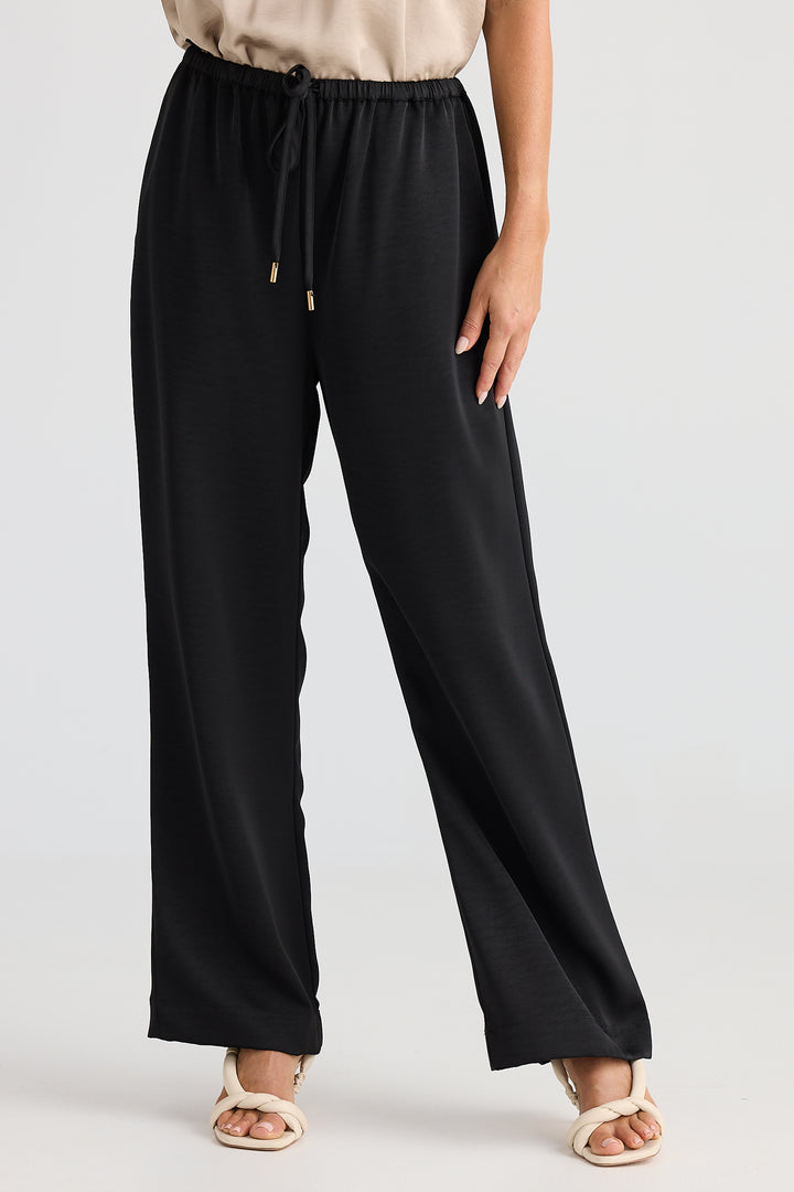 Brave+True BT25390-2 Boulevard Black Drawstring Waist Trousers