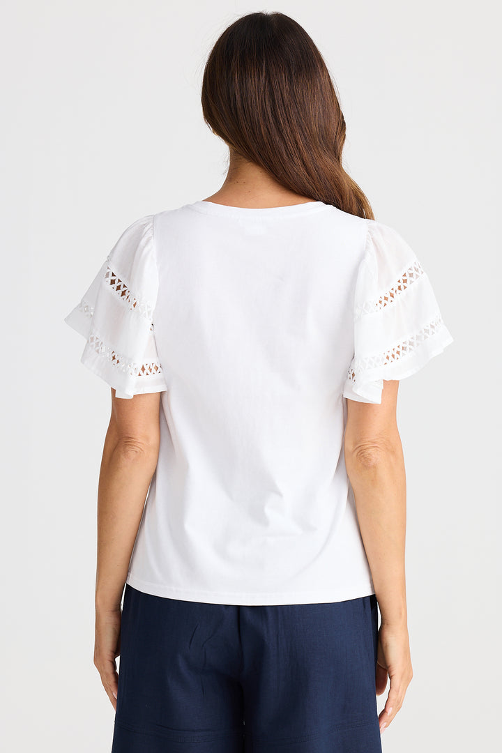Brave+True BT25443-1 Chloe White T-Shirt