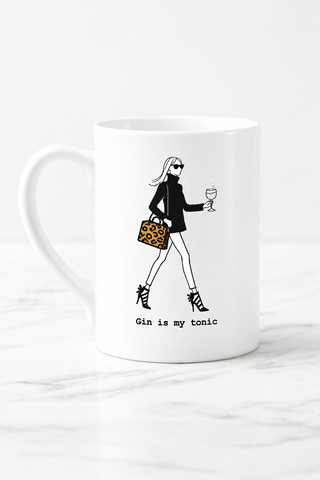 "Gin Is My Tonic" Bone China Mug