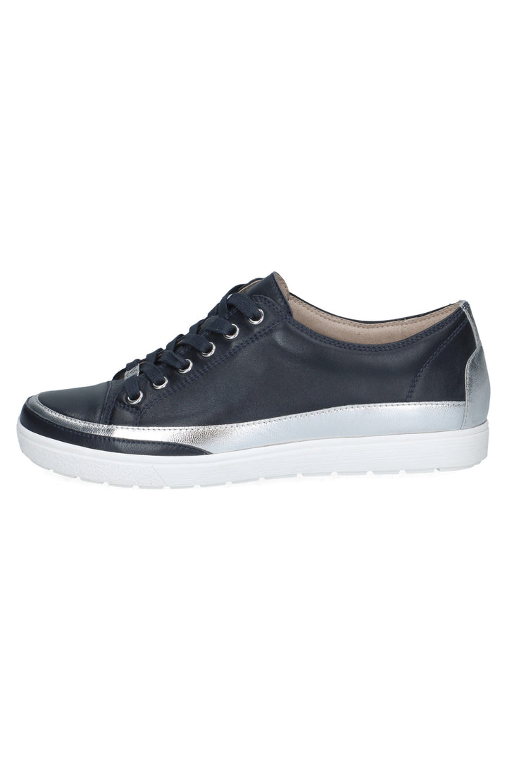 Caprice 9-23654-42-880 Navy Silver Ocean Comb Trainers