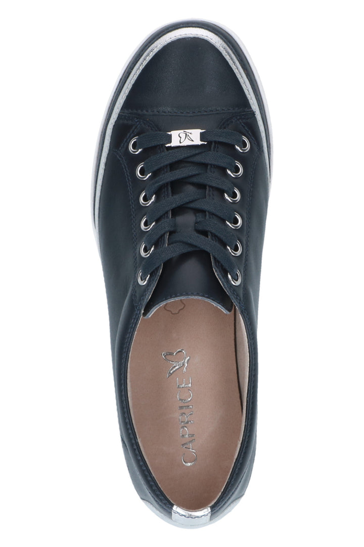 Caprice 9-23654-42-880 Navy Silver Ocean Comb Trainers