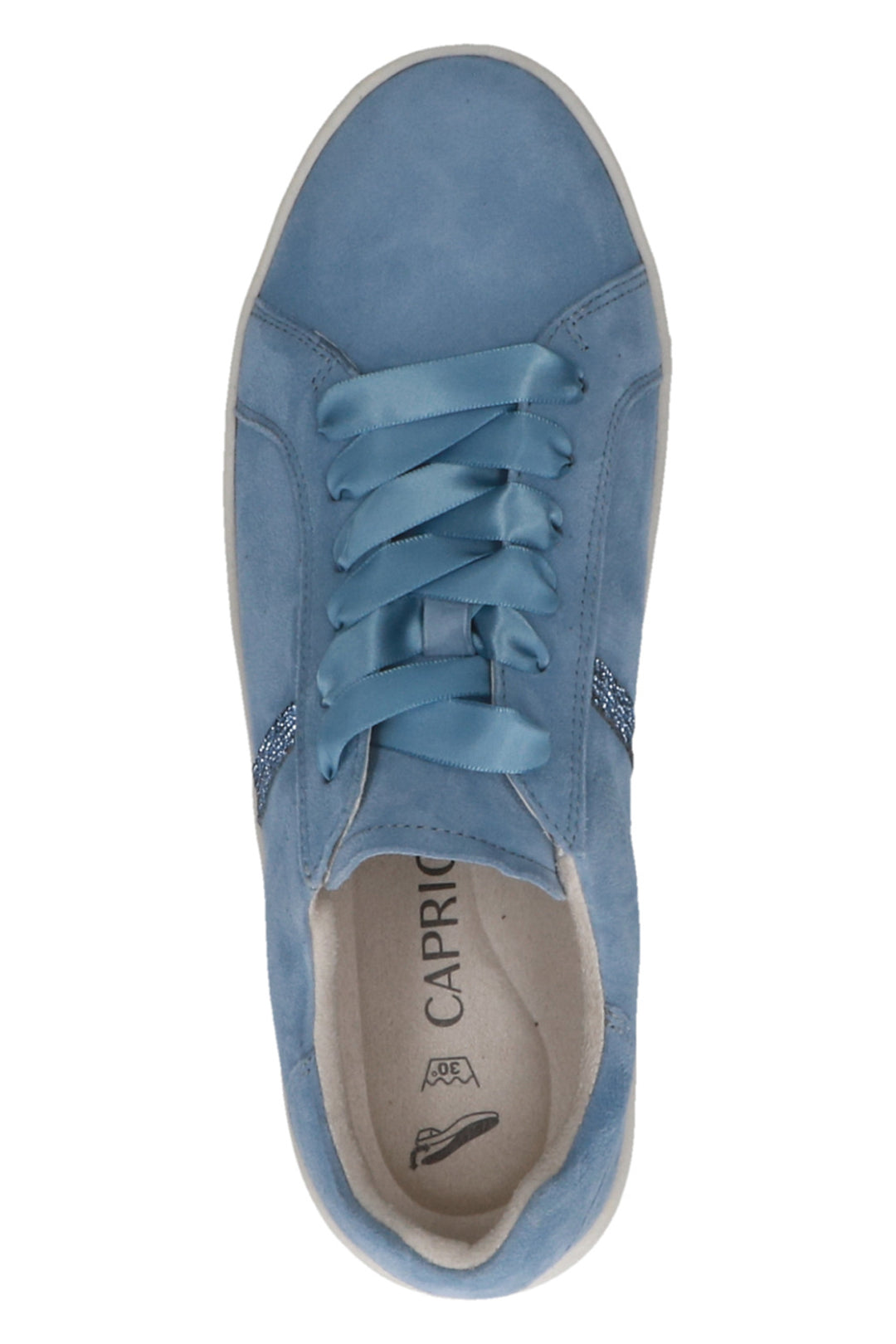 Caprice 9-23707-46-818 Blue Suede Trainers