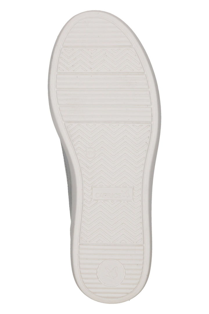 Caprice 9-23759-46-183 White Silver Leather Trainers