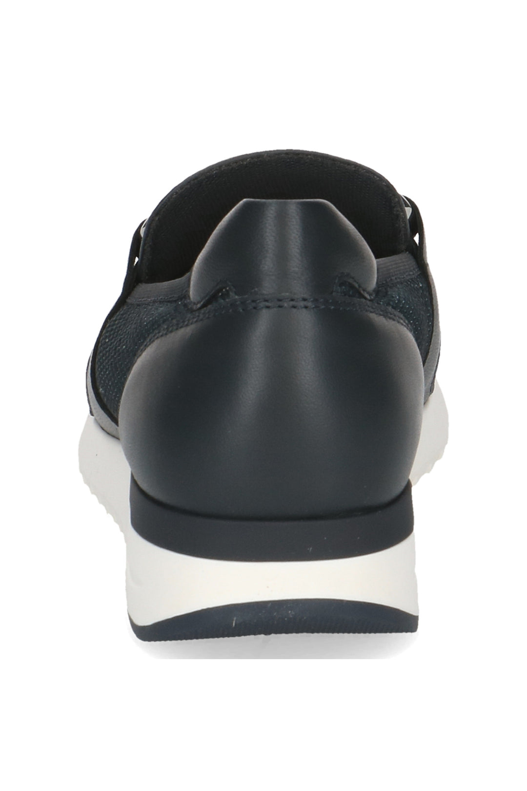 Caprice 9-24536-42-880 Navy White Ocean Comb Leather Trainers