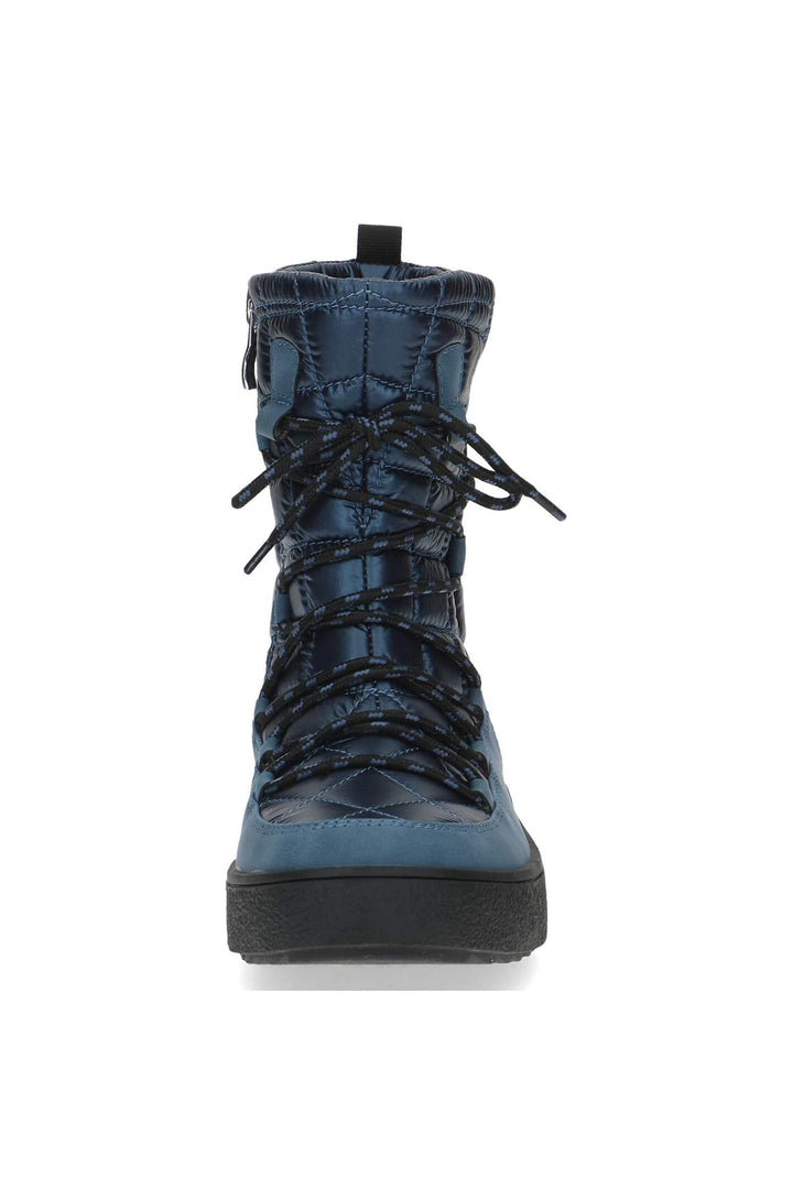 Caprice Anika 26215 Ocean Navy Waterproof Snow Boots - Experience Boutique