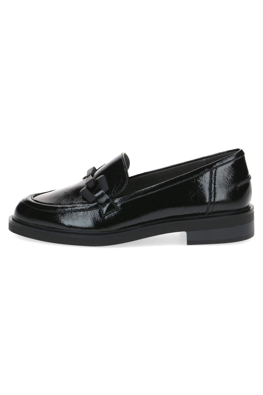 Caprice Giggi 24200 Black Patent Leather Loafer Shoes - Expeirence Boutique