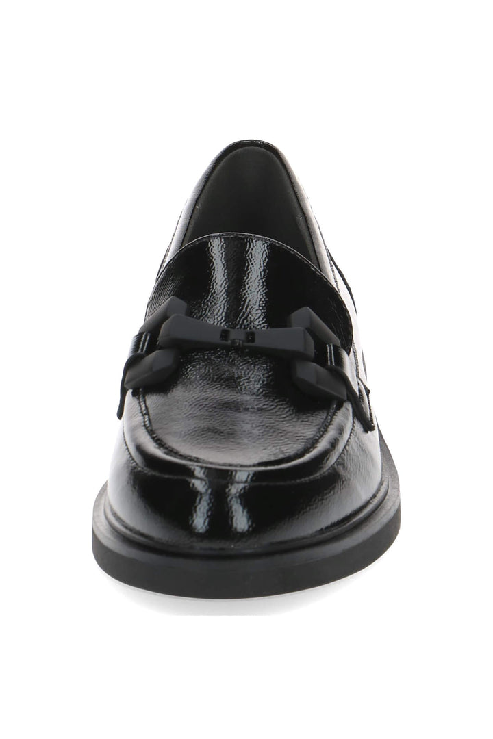 Caprice Giggi 24200 Black Patent Leather Loafer Shoes - Expeirence Boutique