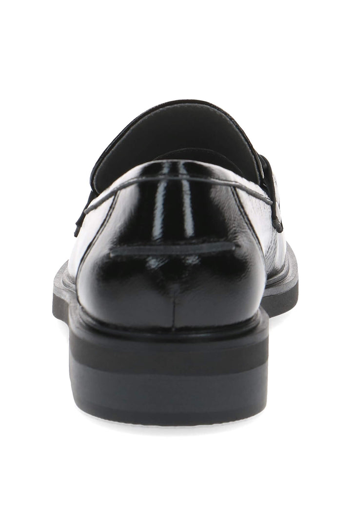 Caprice Giggi 24200 Black Patent Leather Loafer Shoes - Expeirence Boutique