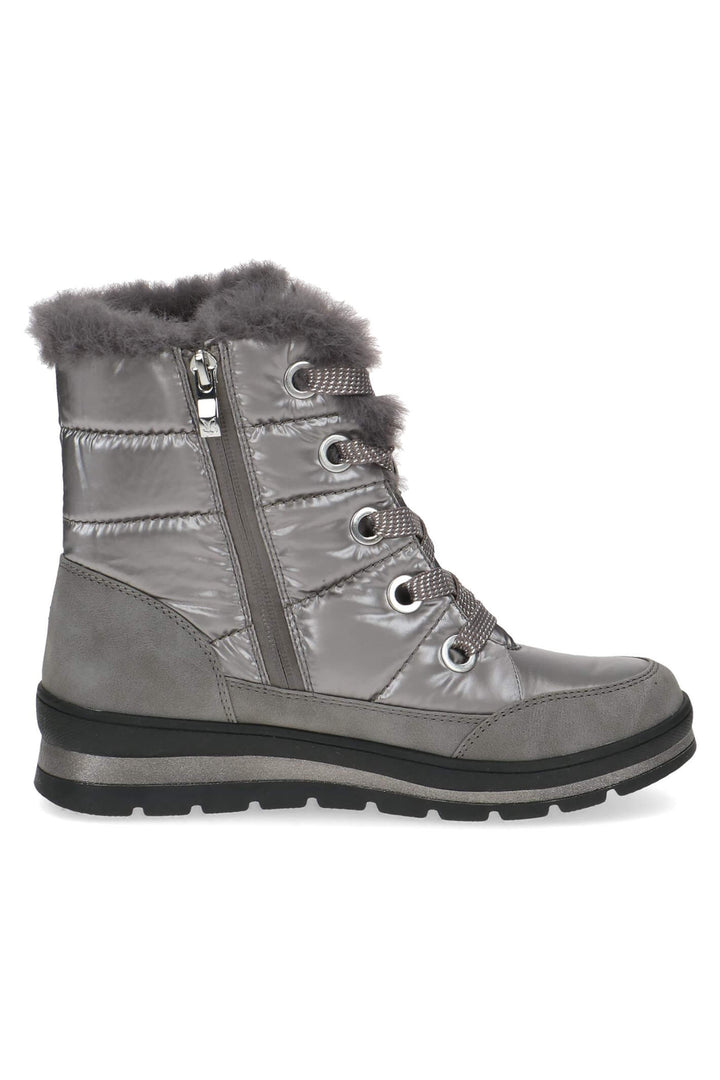 Caprice Holy 26226 Taupe Faux Fur Trimmed Waterproof Snow Boots - Experience Boutique