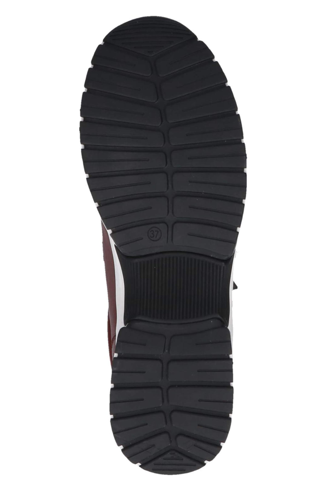Caprice Lea 23755 Bordeaux Leather Nappa Trainers - Experience Boutique