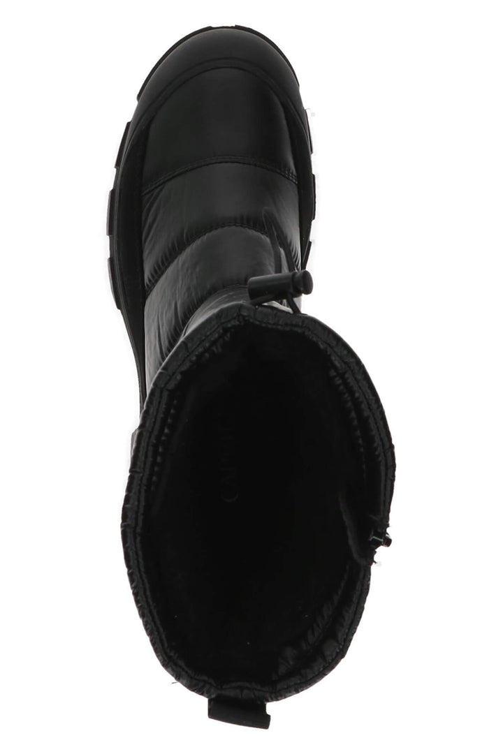 Caprice Tora 26444 Black Drawstring Top Waterproof Snow Boots - Experience Boutique