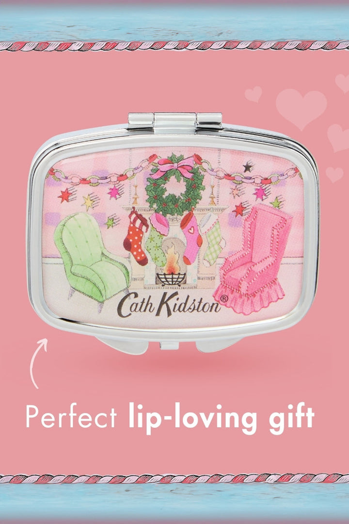 Cath Kidston A Doll's House Mirror Compact Eggnog Lip Balm - Experience Boutique