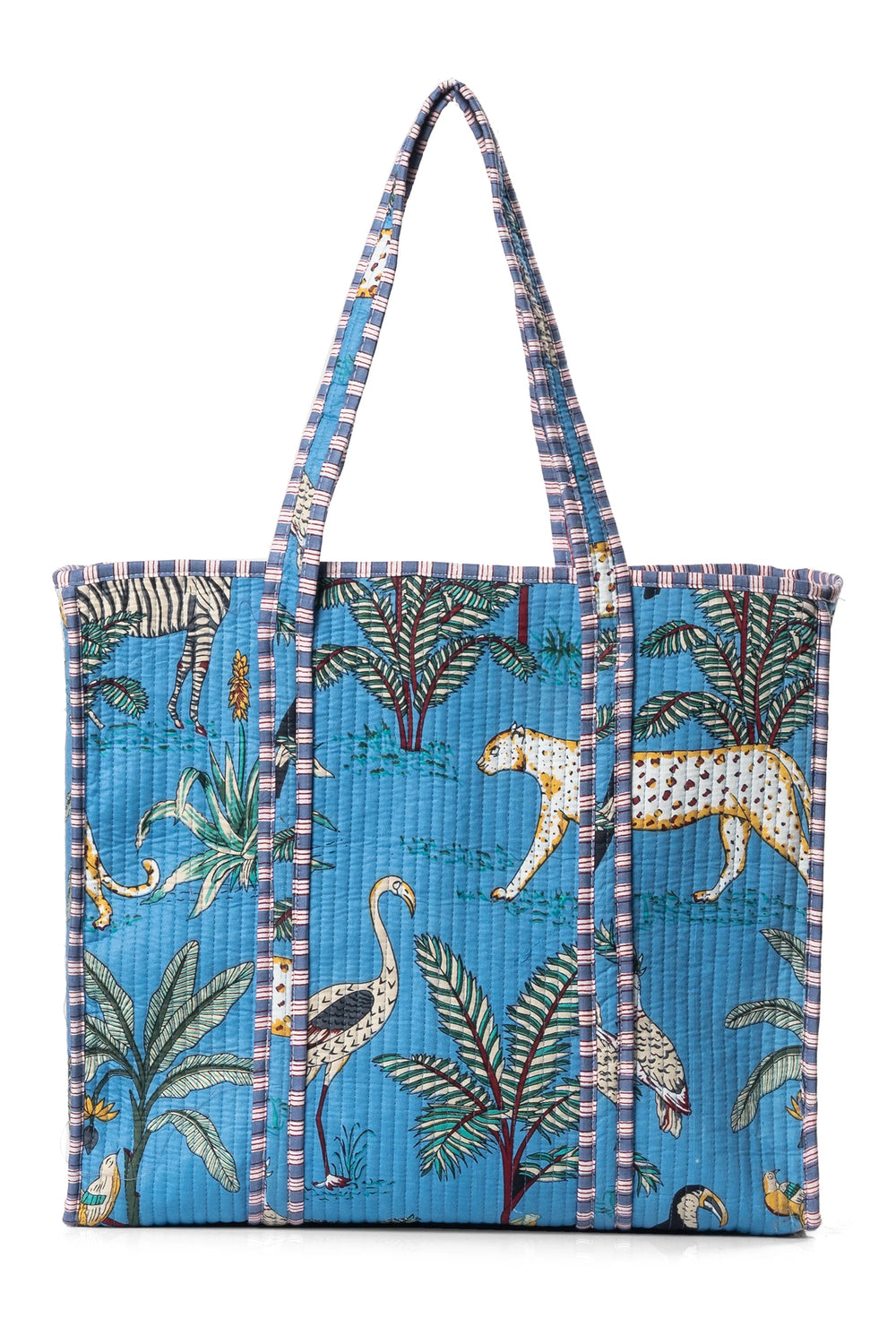 Conscious Yoga Collective CYC The Ultimate Jungle Tote Blue - Experience Boutique
