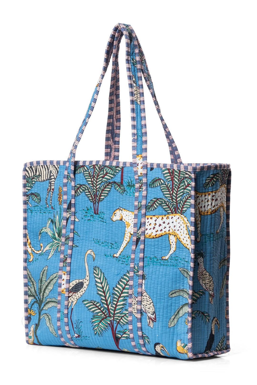 Conscious Yoga Collective CYC The Ultimate Jungle Tote Blue - Experience Boutique