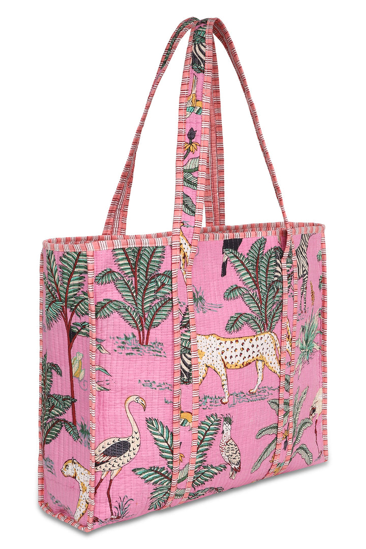 Conscious Yoga Collective CYC The Ultimate Jungle Tote Pink - Experience Boutique
