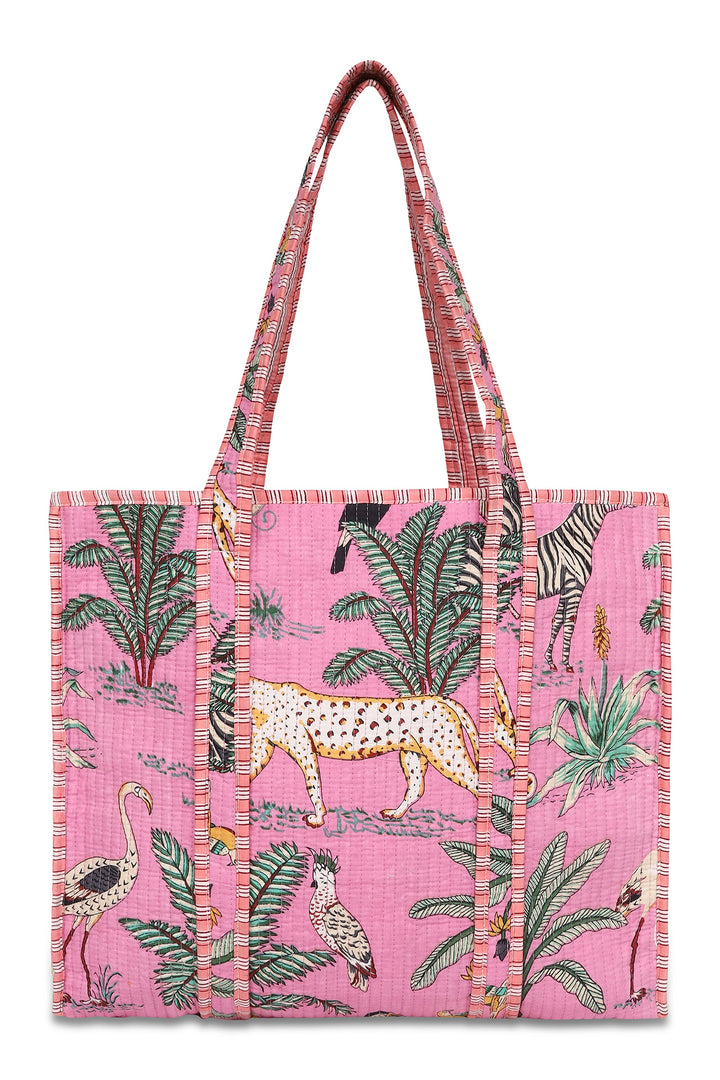 Conscious Yoga Collective CYC The Ultimate Jungle Tote Pink - Experience Boutique