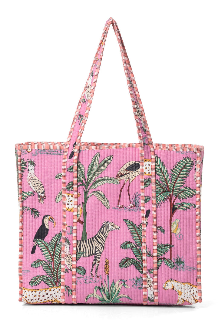 Conscious Yoga Collective CYC The Ultimate Jungle Tote Pink - Experience Boutique