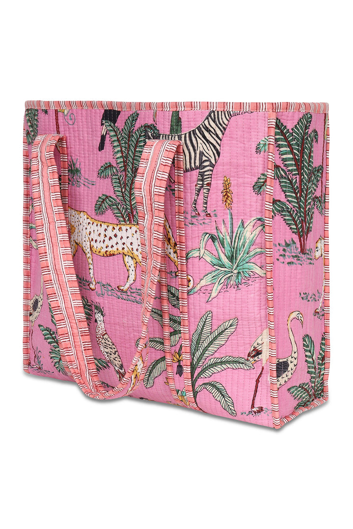 Conscious Yoga Collective CYC The Ultimate Jungle Tote Pink - Experience Boutique