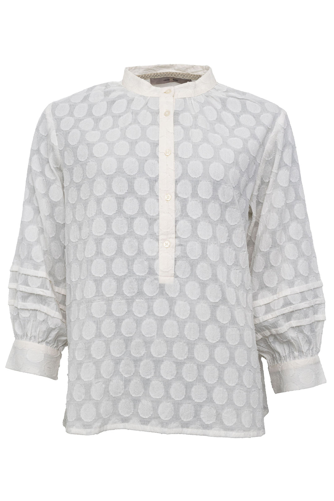 Costa Mani 2401122 Whisper White Eddi Blouse - Experience Boutique