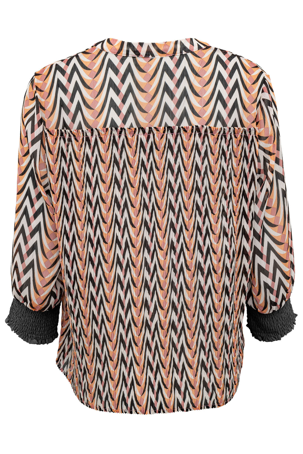 Costa Mani 2401131 Waterlily Plizze Print Shirt - Experience Boutique